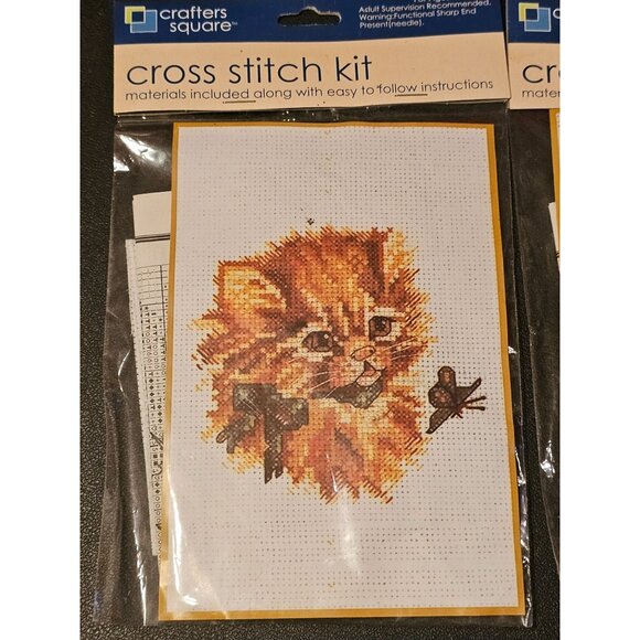 Counted Cross Stitch Kits  Lot of 4 Crafters Square New in Package Unopened - Picture 2 of 10